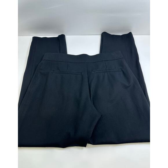 SPANX Black PerfectFit Ponte Slim Straight Pants Women’s Size L - Picture 8 of 9